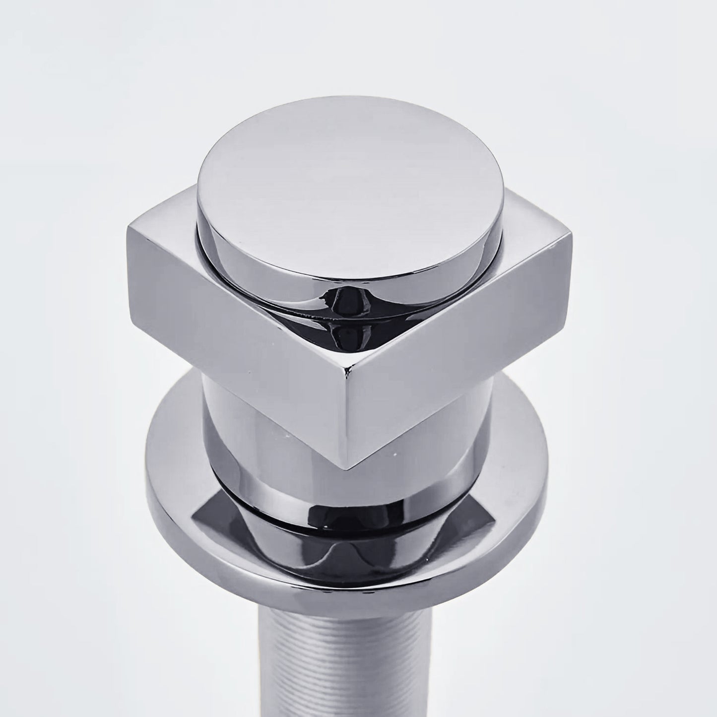 Fontana Pola Dual Knob Deck Mounted Chrome Faucet