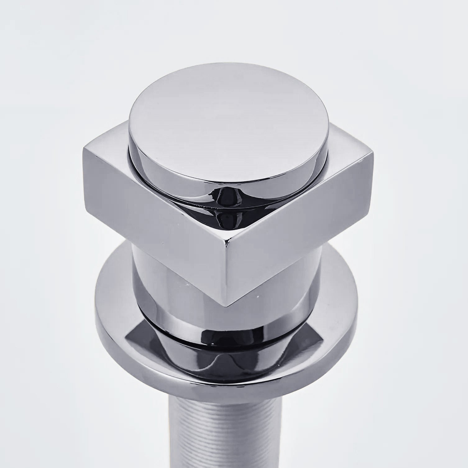 Fontana Pola Dual Knob Deck Mounted Chrome Faucet