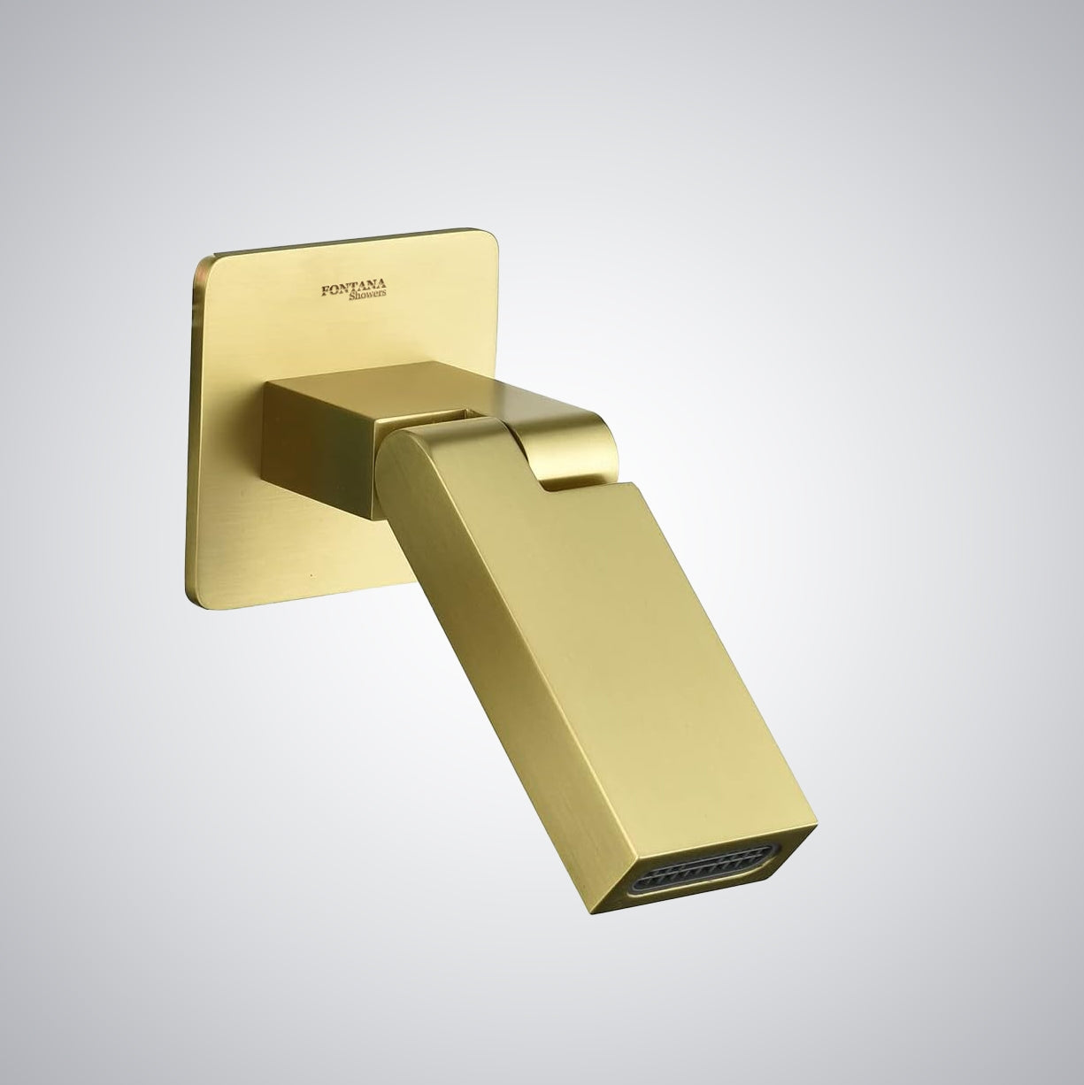 Fontana Rambouillet Touchless Infrared Sensor Wall Mounted Brushed Gold Faucet