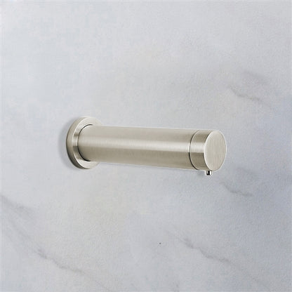 Fontana Rio Wall Mount Dual Automatic Sensor Brushed Nickel Commercial Faucet With Sensor Soap Dispenser