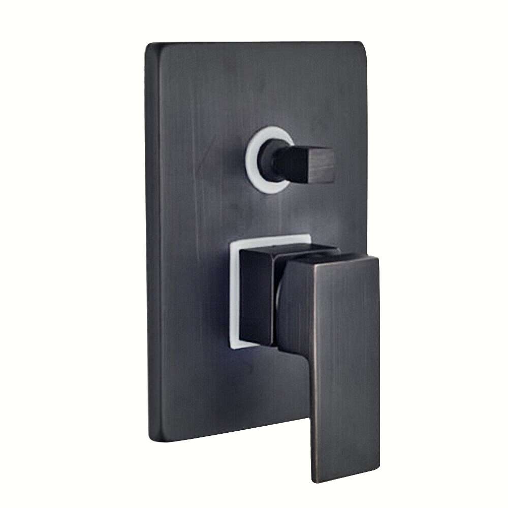 Fontana Romo LED Color Changes Single Handle Dark Oil Rubbed Bronze Rainfall Shower Set