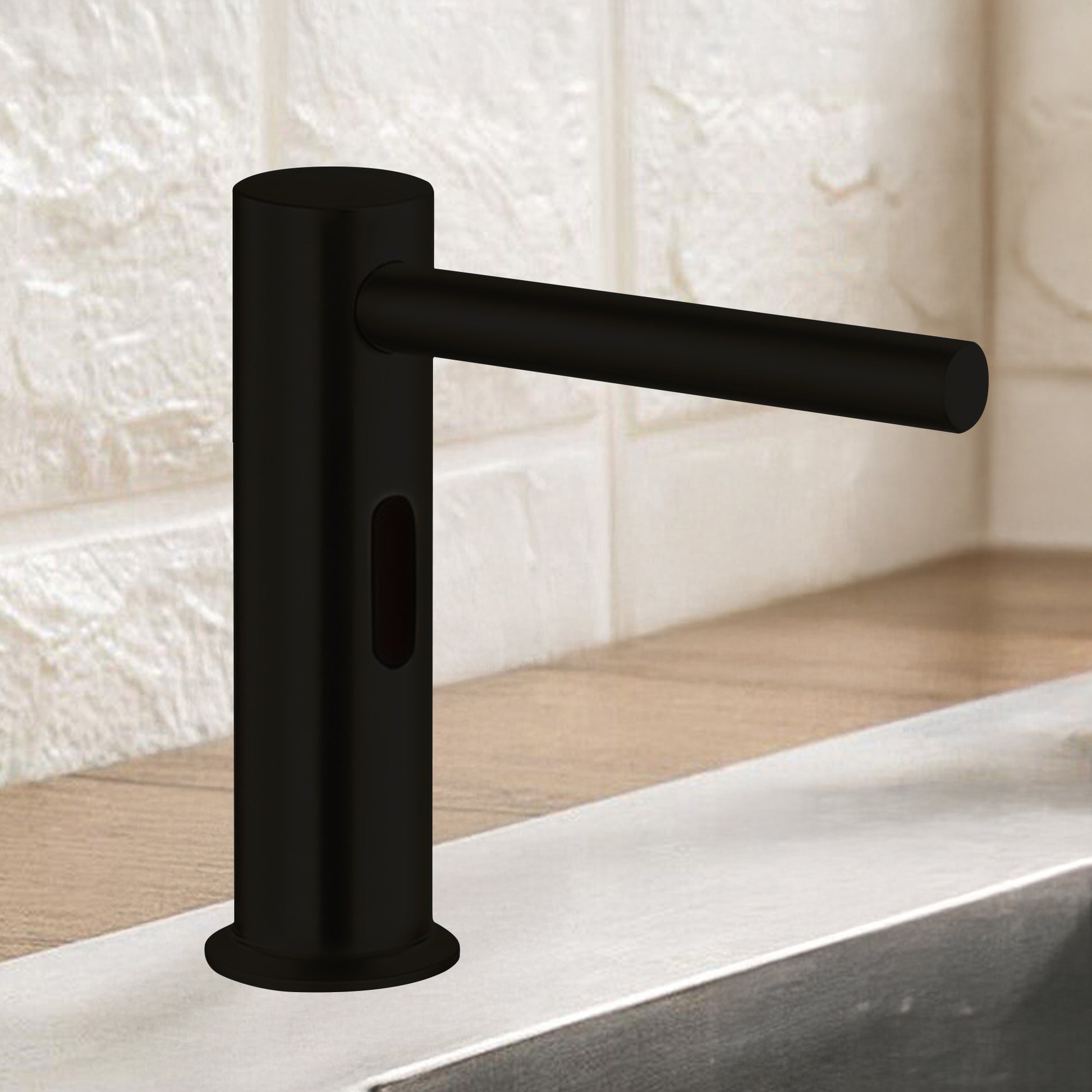 Fontana Sabi Infrared Automatic Sensor Matte Black Soap Dispenser