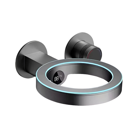 Fontana Saint-Lo LED Digital Display Single Handle Brass Gun Metal Faucet