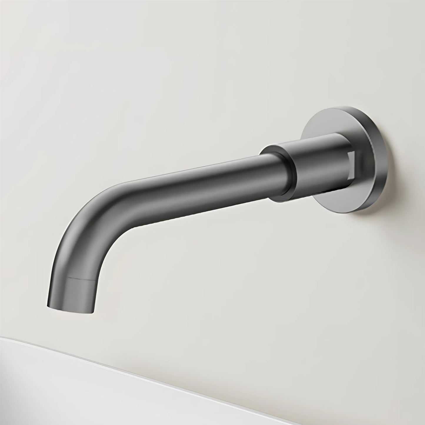 Fontana Saint-Malo Wall Mounted Gray Copper Touchless Faucet
