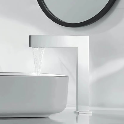 Fontana Sedan Ultra-Thin Waterfall Chrome Touchless Sink Faucet