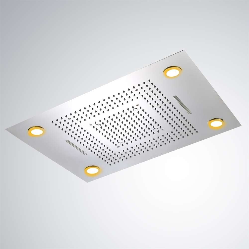 Fontana Sénart Smart Multi Function Ceiling Mount Remote Controlled LED Shower Head
