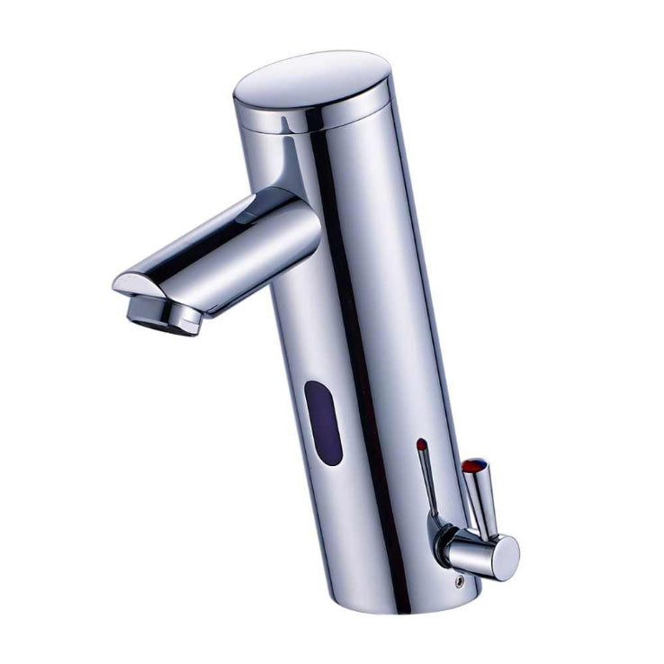 Fontana Sète Motion Sensor Chrome Faucet and Automatic Touchless Commercial Soap Dispenser