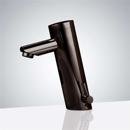Fontana Sète Motion Sensor Oil Rubbed Bronze Faucet & Automatic Soap Dispenser