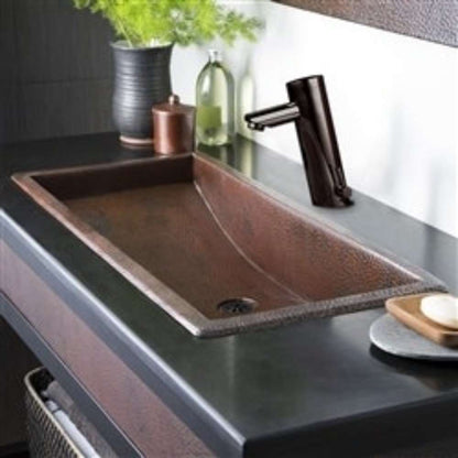 Fontana Sète Motion Sensor Oil Rubbed Bronze Faucet & Automatic Soap Dispenser