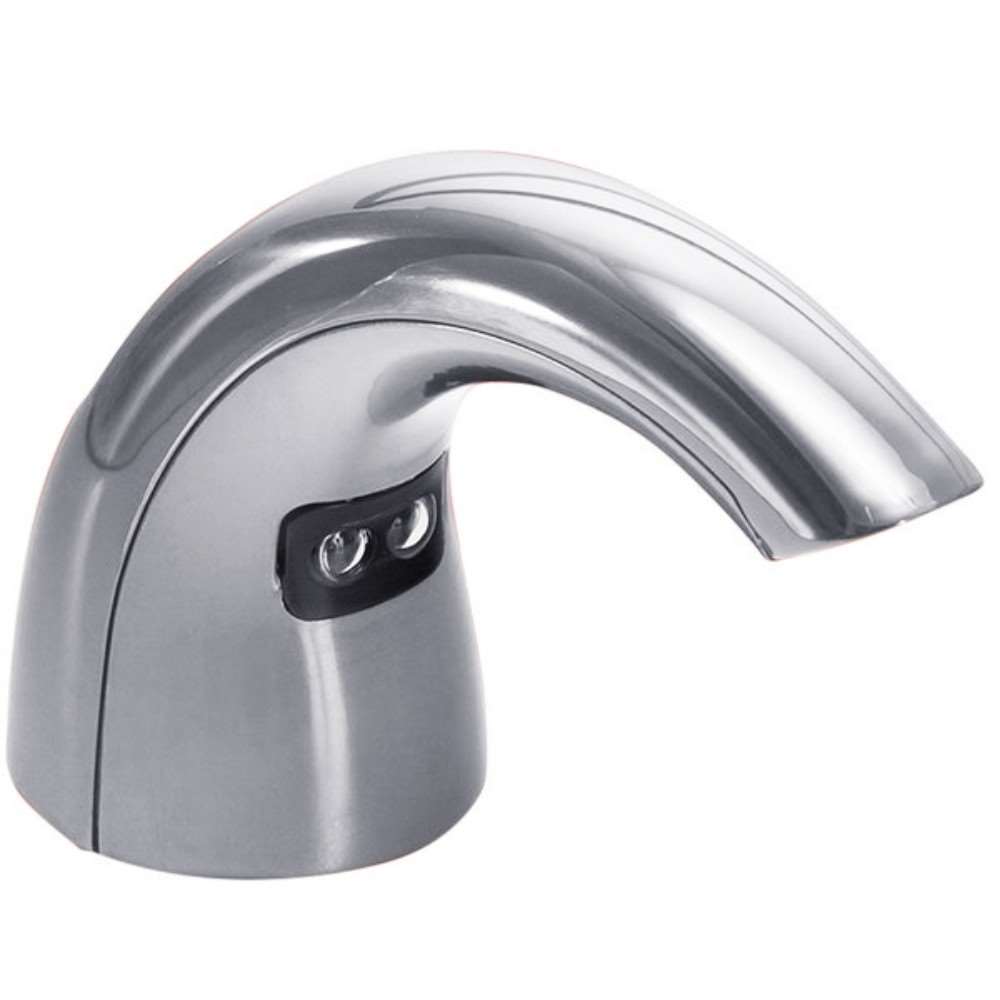 Fontana Sète Touchless Automatic Commercial Sensor Polished Chrome Faucet and Soap Dispenser
