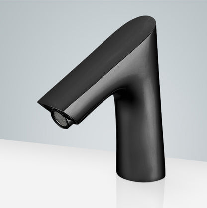 Fontana Sète Touchless Motion Sensor Dark Oil Rubbed Bronze Commecial Faucet and Sensor Deck Automatic Soap Dispenser