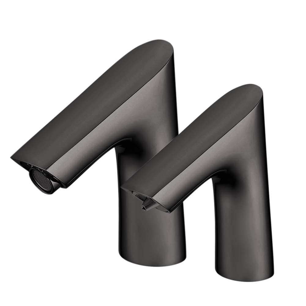 Fontana Sète Touchless Motion Sensor Dark Oil Rubbed Bronze Commecial Faucet and Sensor Deck Automatic Soap Dispenser