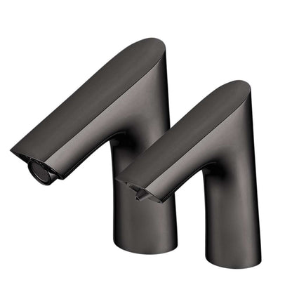 Fontana Sète Touchless Motion Sensor Dark Oil Rubbed Bronze Commecial Faucet and Sensor Deck Automatic Soap Dispenser