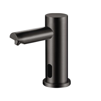 Fontana Solo Automatic Touchless Sensor Matte Black Faucet With Soap Dispenser