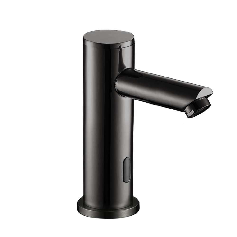 Fontana Solo Automatic Touchless Sensor Matte Black Faucet With Soap Dispenser