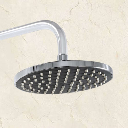 Fontana Spiritus 8" Round Chrome Rain Fall Showerhead With Shower Arm