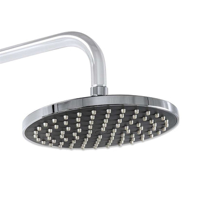 Fontana Spiritus 8" Round Chrome Rain Fall Showerhead With Shower Arm