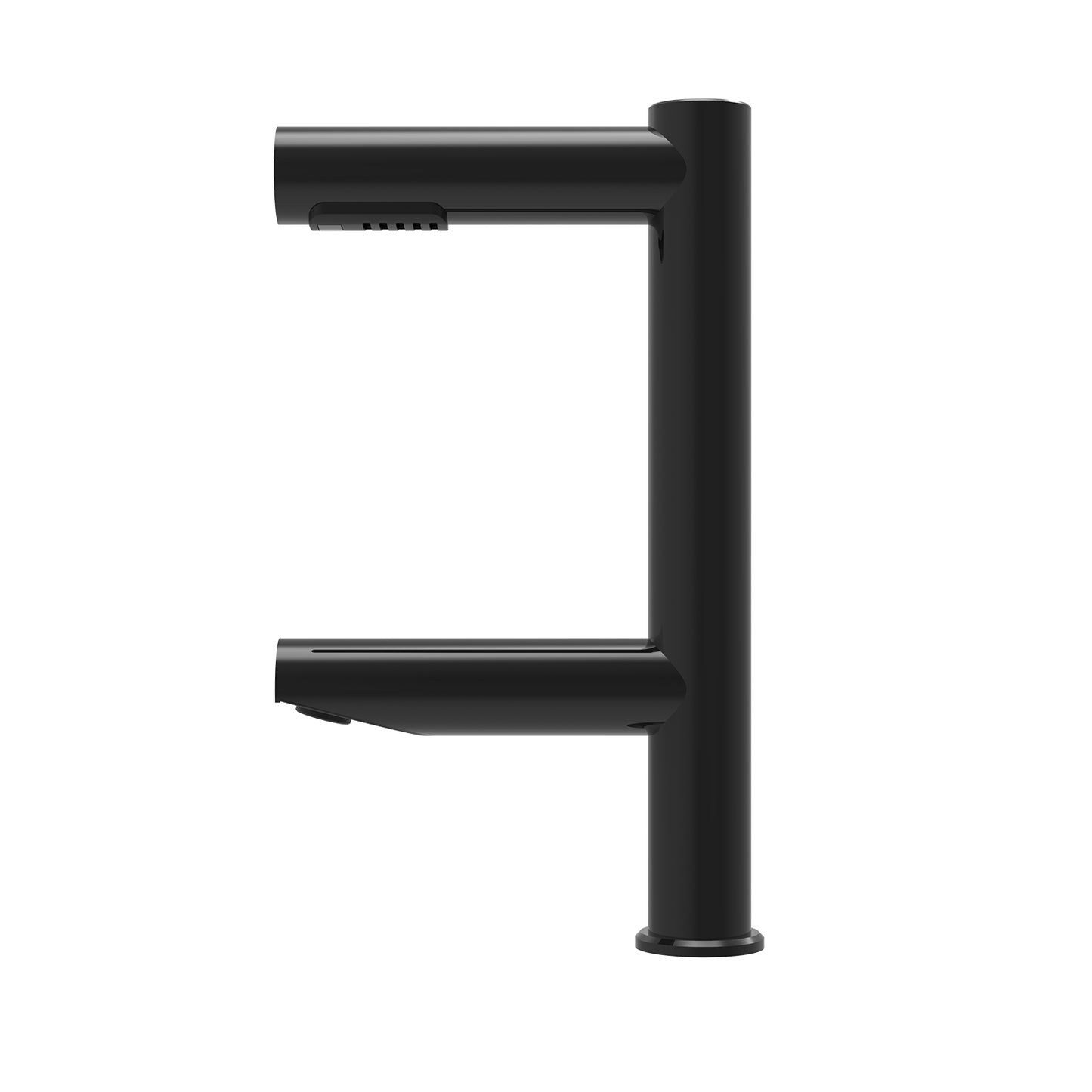 Fontana Stylish Deck Mounted Commercial Touchless Sensor Matte Black Faucet and Hand Dryer