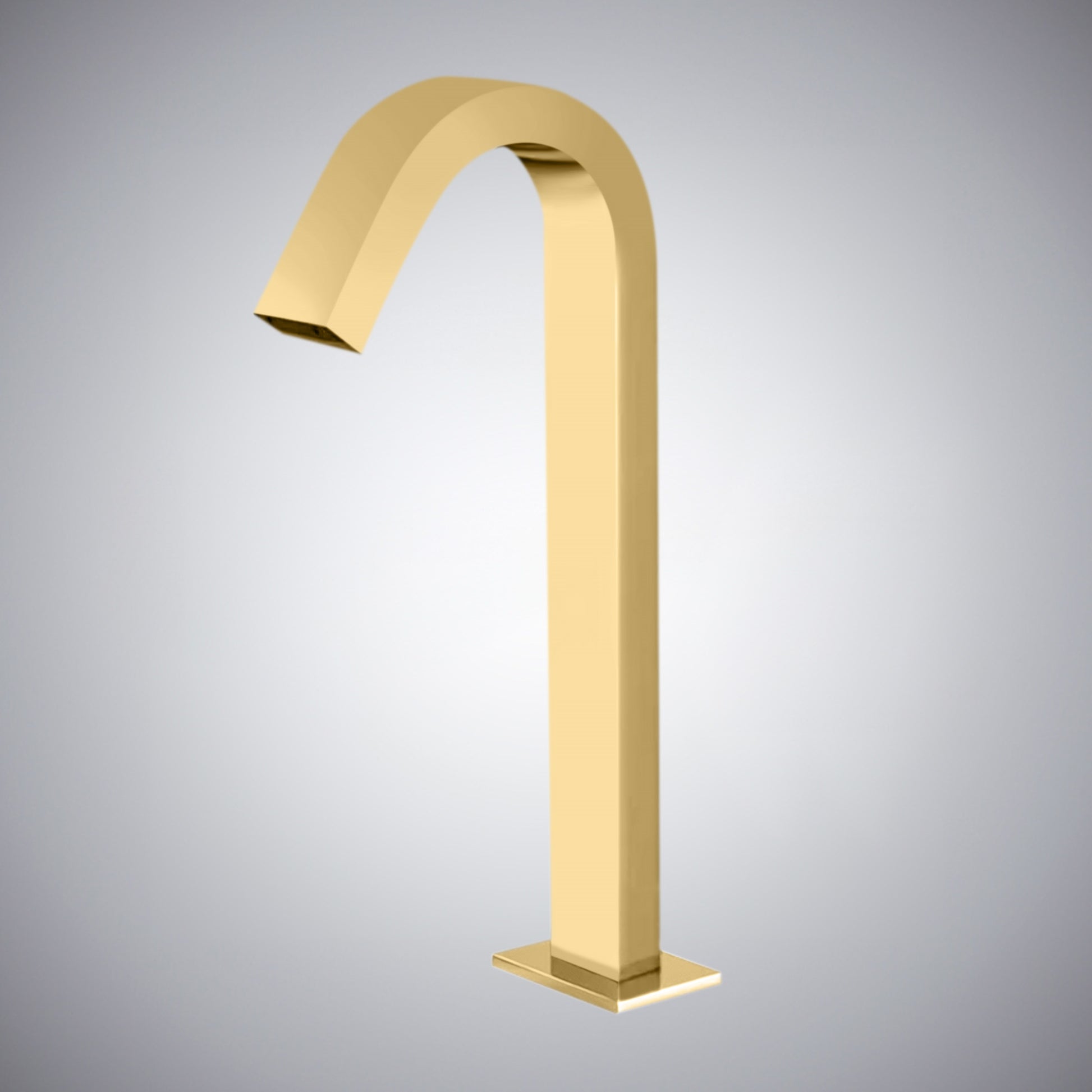 Fontana Tafalla Single Hole Automatic Sensor Deck Mounted Brushed Gold Faucet