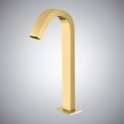 Fontana Tafalla Single Hole Automatic Sensor Deck Mounted Brushed Gold Faucet