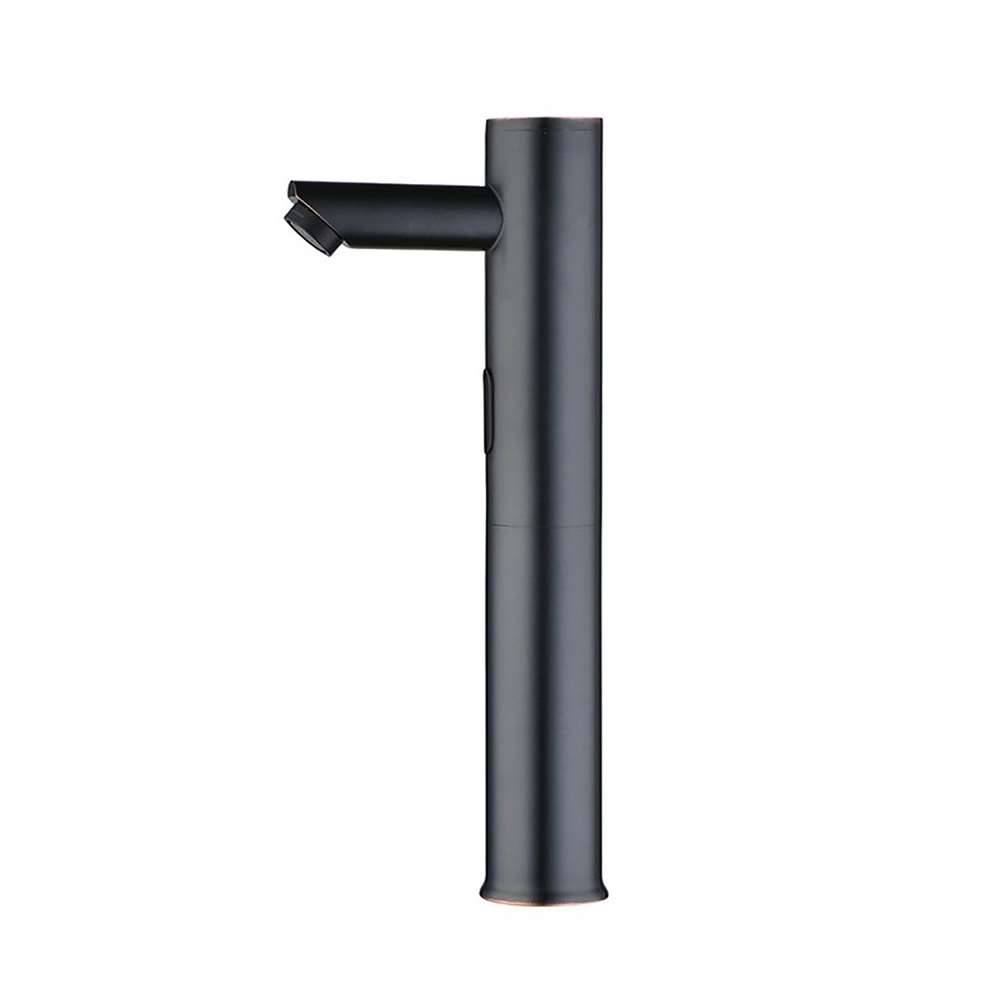 Fontana Tall Commercial Automatic Touch-Free Sensor Oil Rubbed Bronze Faucet and Soap Dispenser
