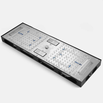 Fontana Tranquil Flow Remote Control LED Brushed Nickel Ceiling Mounted Rain Shower Head