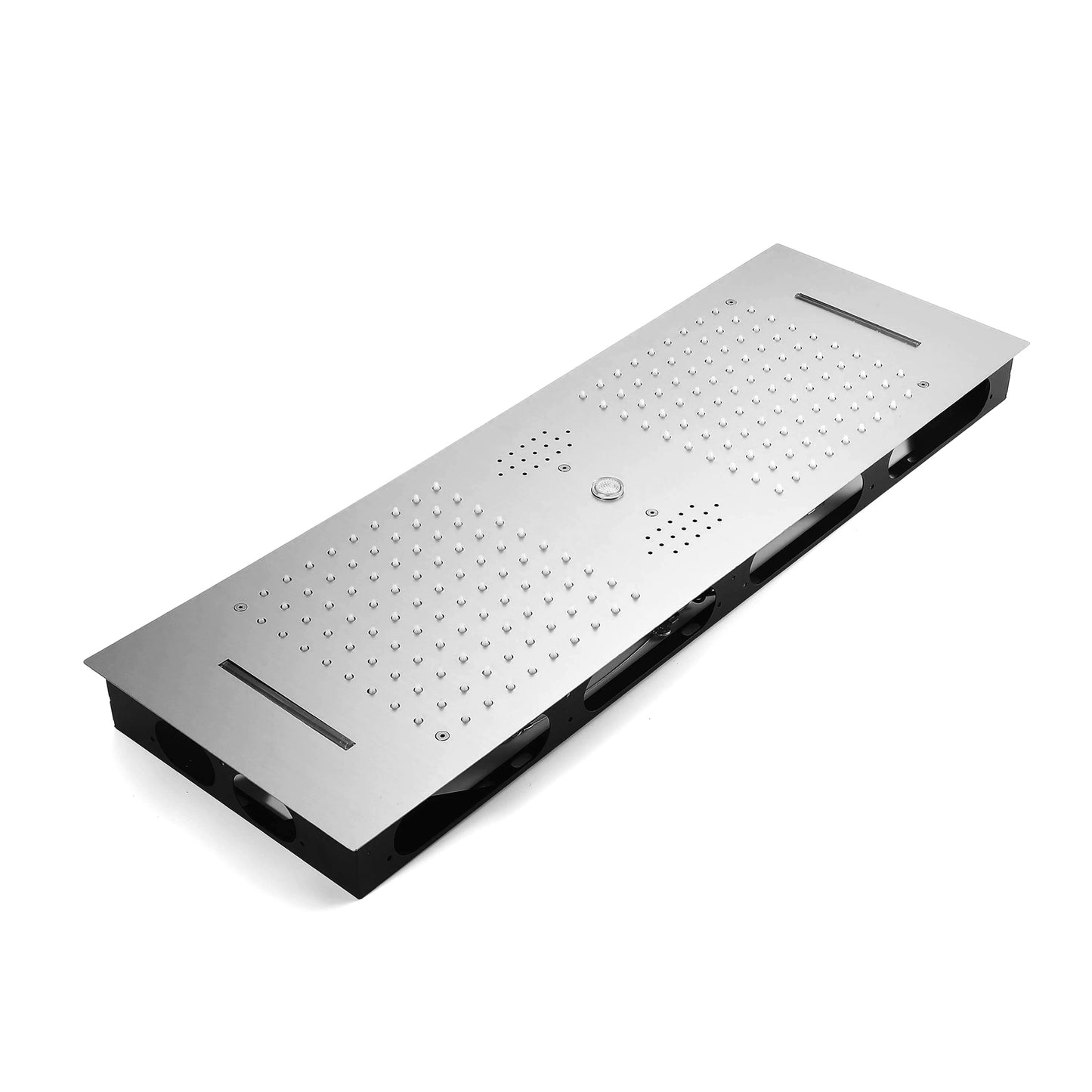 Fontana Tranquil Flow Remote Control LED Chrome Ceiling Mounted Rain Shower Head