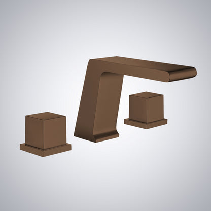 Fontana Trujillo 1.2 GPM Dual Handle Deck Mounted Oil Rubbed Bronze Waterfall Faucet