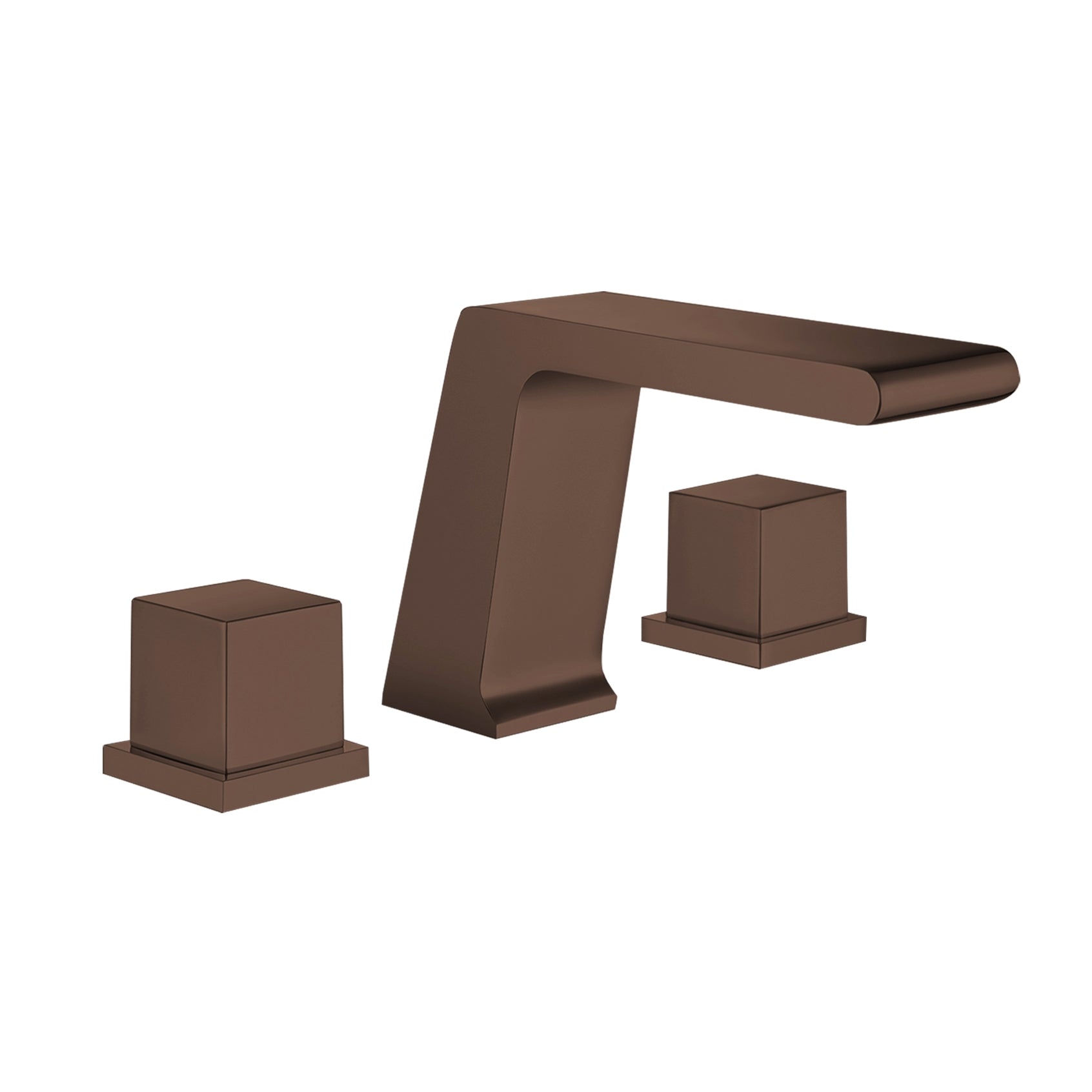 Fontana Trujillo 1.2 GPM Dual Handle Deck Mounted Oil Rubbed Bronze Waterfall Faucet