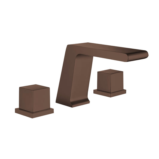 Fontana Trujillo 1.2 GPM Dual Handle Deck Mounted Oil Rubbed Bronze Waterfall Faucet