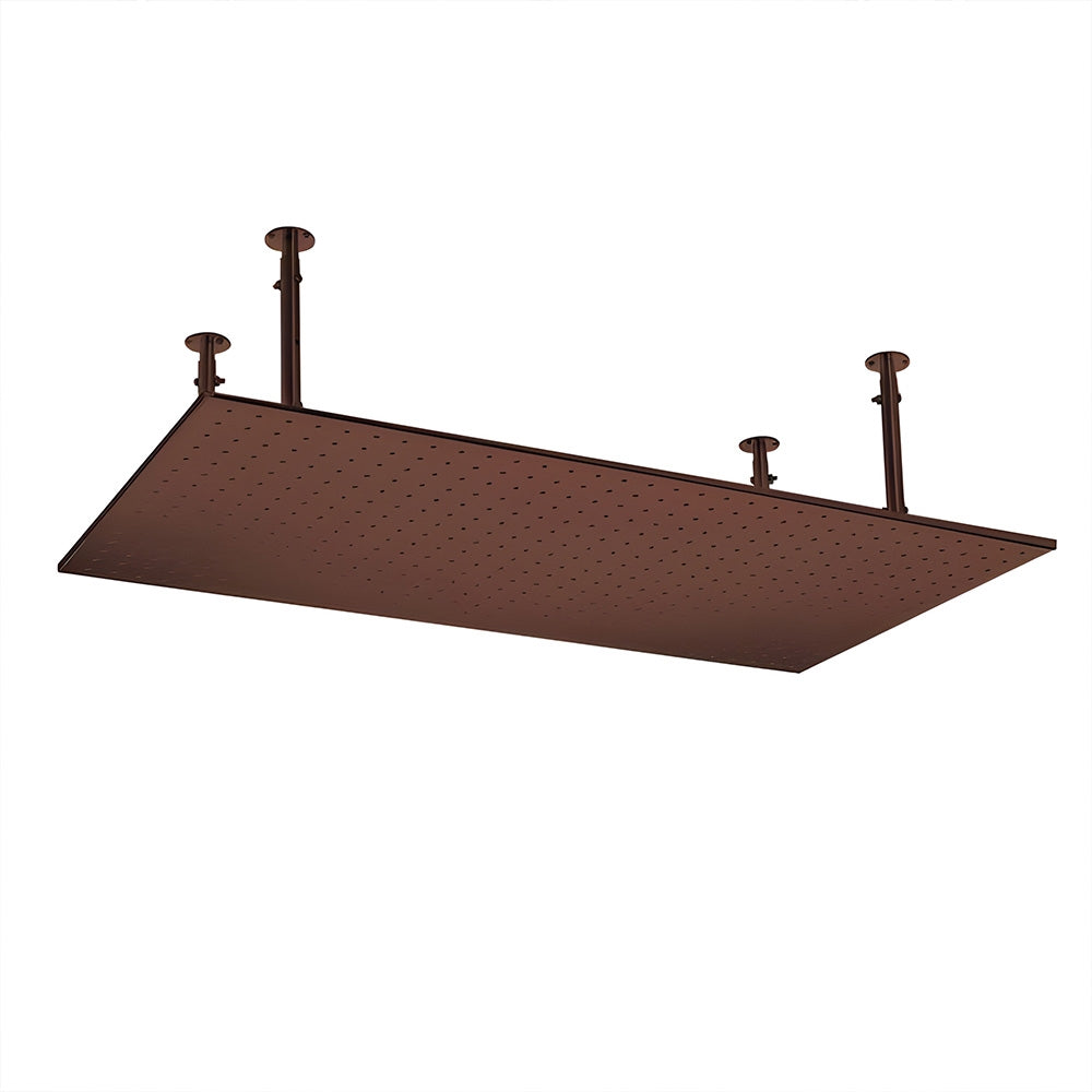 Fontana Val De Marne 20" x 40" LED Square Ceiling Mount Oil Rubbed Bronze Rain Shower Head