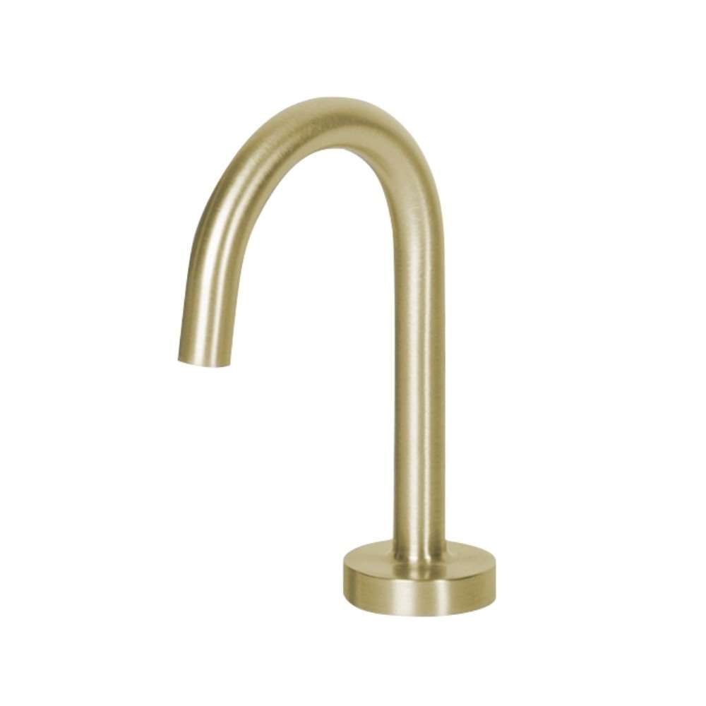 Fontana Venice Motion Sensor High Quality Commercial Brushed Gold Faucet and Automatic Touchless Commercial Soap Dispenser