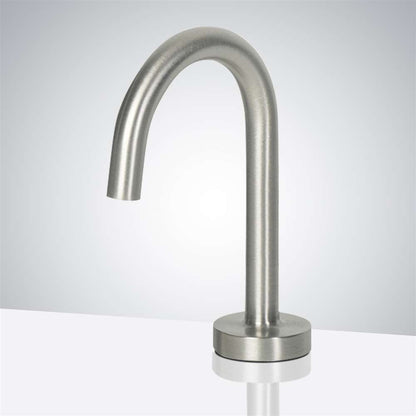 Fontana Venice Motion Sensor High Quality Commercial Brushed Nickel Faucet and Automatic Touchless Commercial Soap Dispenser