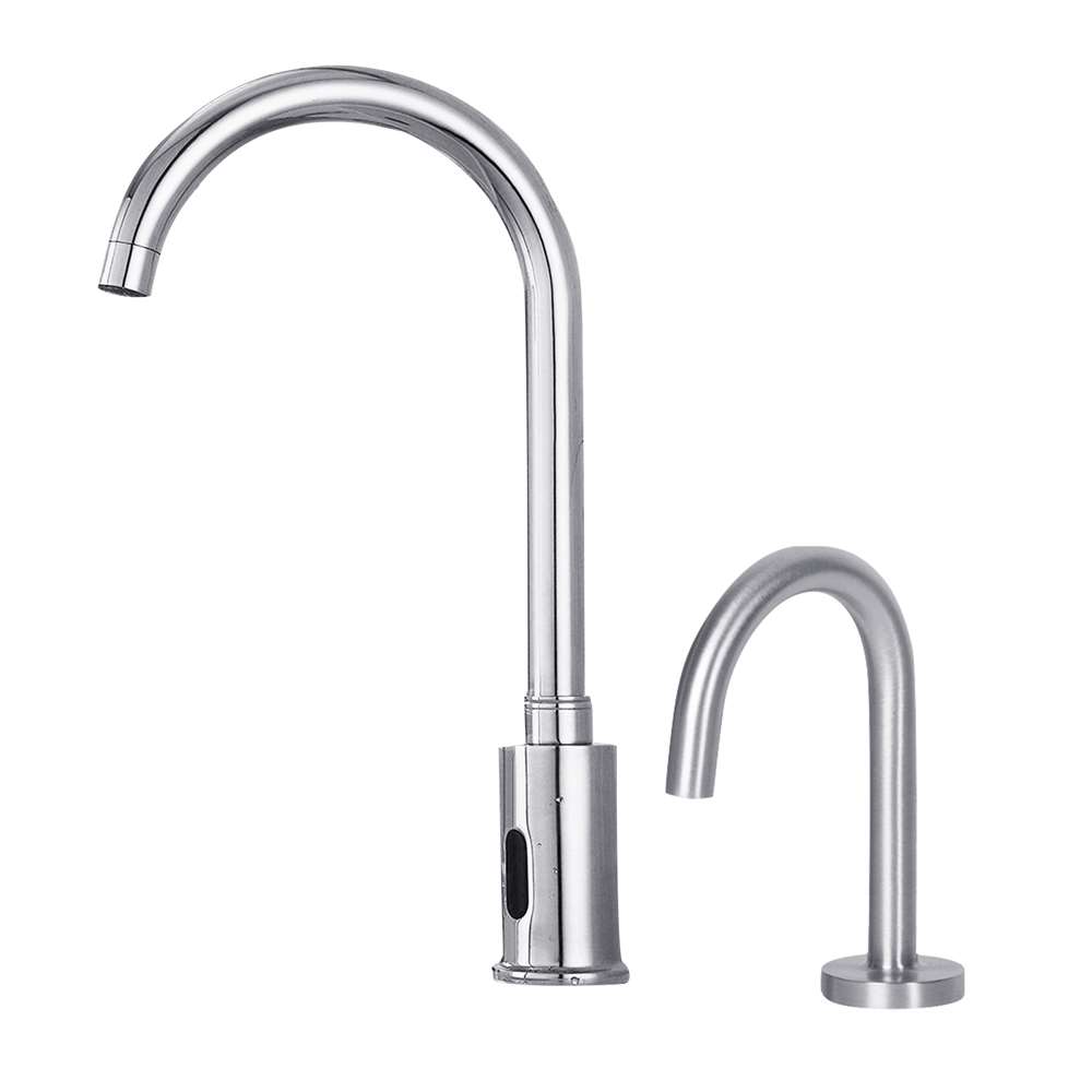 Fontana Venice Motion Sensor High Quality Commercial Chrome Faucet and Automatic Touchless Commercial Soap Dispenser