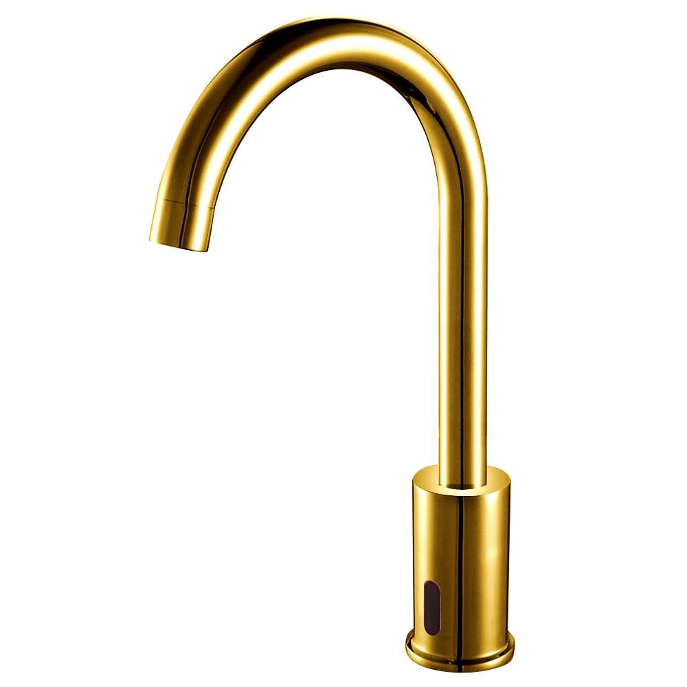 Fontana Venice Motion Sensor High Quality Commercial Gold Faucet and Automatic Touchless Commercial Soap Dispenser
