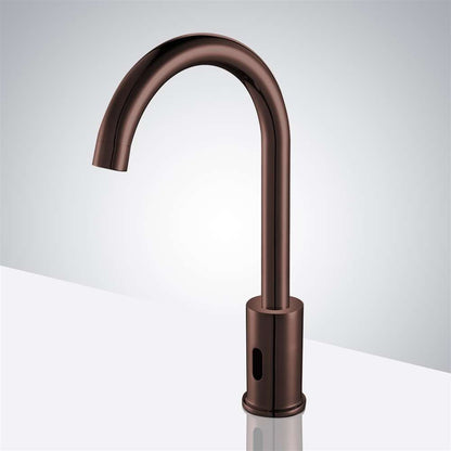 Fontana Venice Motion Sensor High Quality Commercial Oil Rubbed Bronze Faucet and Automatic Touchless Commercial Soap Dispenser