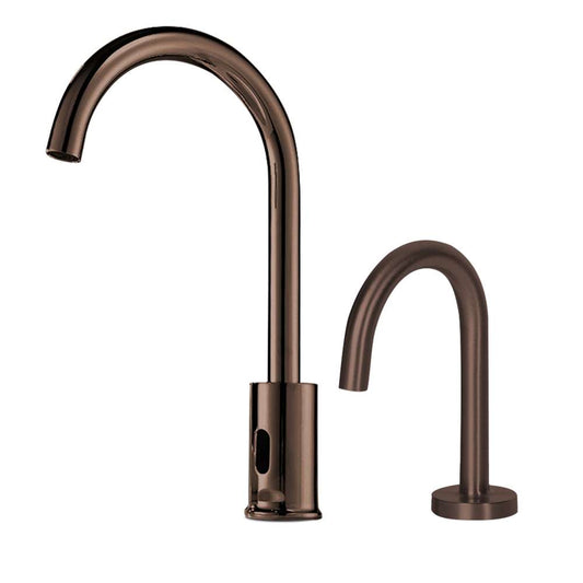 Fontana Venice Motion Sensor High Quality Commercial Oil Rubbed Bronze Faucet and Automatic Touchless Commercial Soap Dispenser