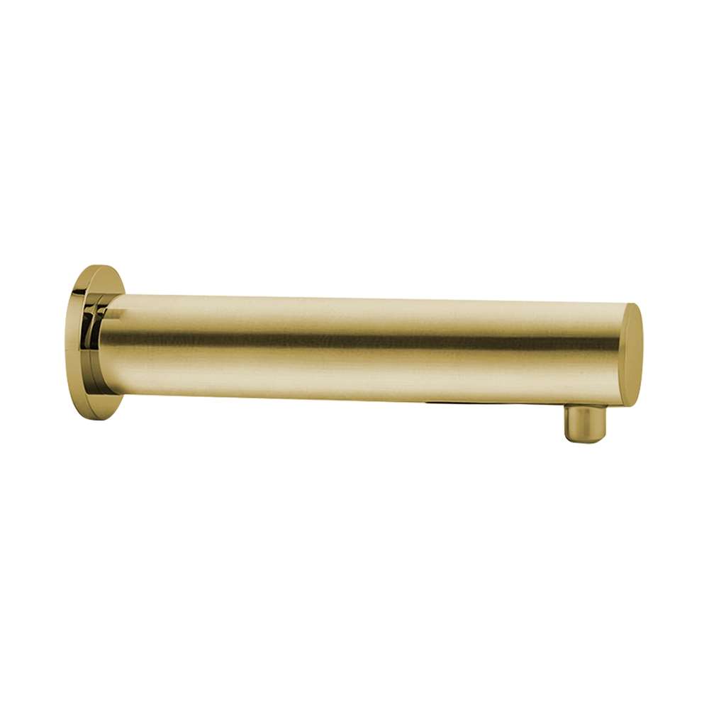 Fontana Venice Wall Mount Touchless Commercial Automatic Sensor Brushed Gold Faucet and Soap Dispenser