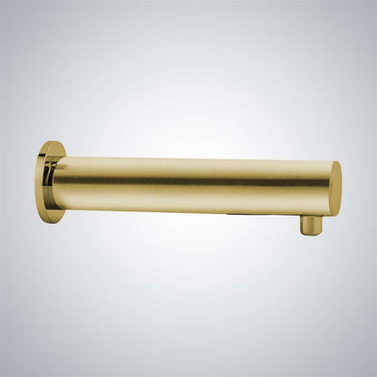 Fontana Venice Wall Mount Touchless Commercial Automatic Sensor Brushed Gold Faucet and Soap Dispenser