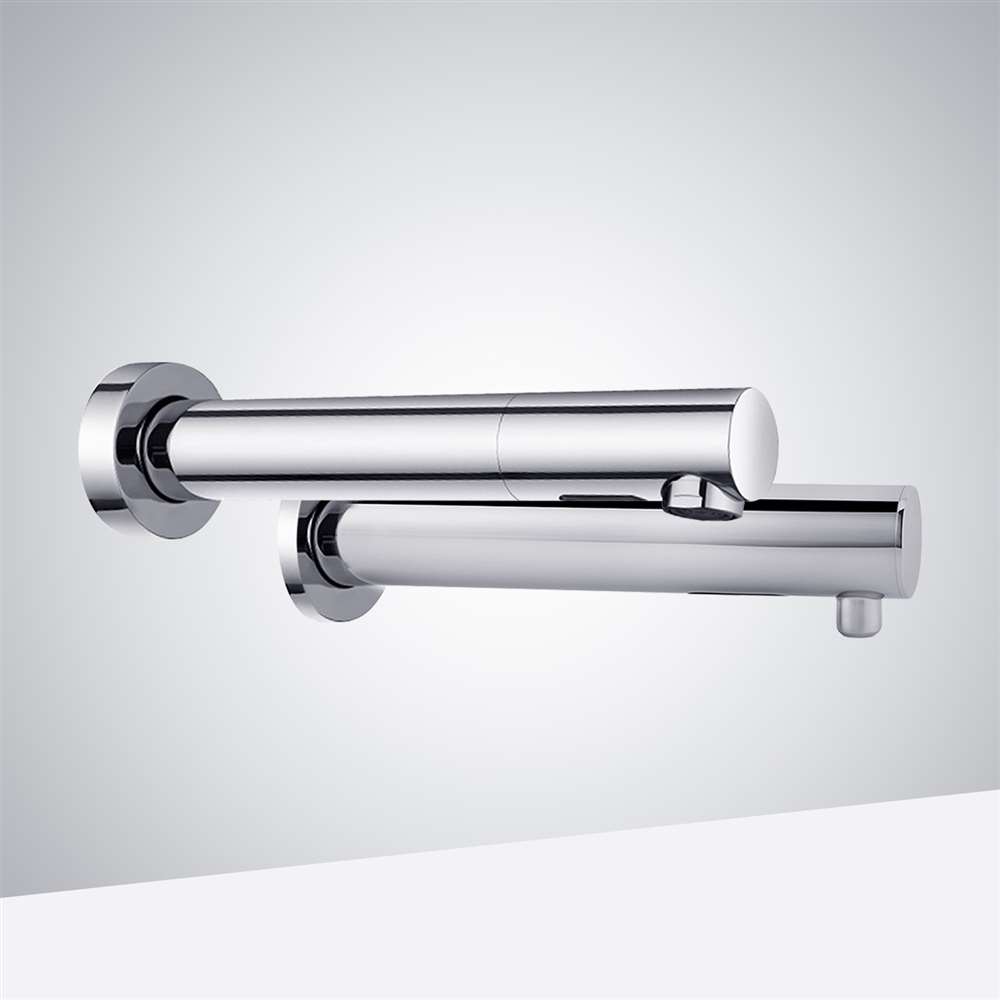 Fontana Venice Wall Mount Touchless Commercial Automatic Sensor Chrome Faucet and Soap Dispenser