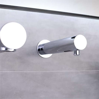 Fontana Venice Wall Mount Touchless Commercial Automatic Sensor Chrome Faucet and Soap Dispenser