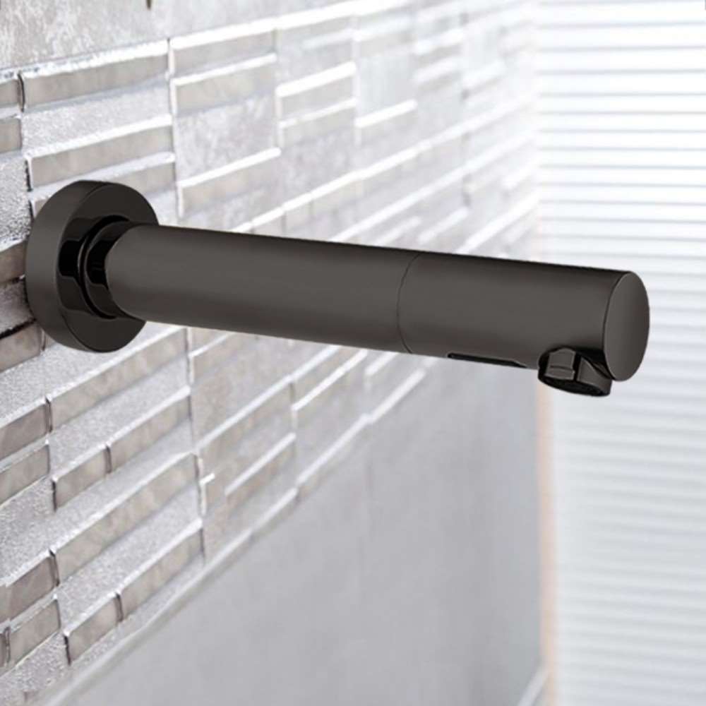 Fontana Venice Wall Mount Touchless Commercial Automatic Sensor Dark Oil Rubbed Bronze Faucet and Soap Dispenser