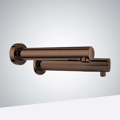 Fontana Venice Wall Mount Touchless Commercial Automatic Sensor Light Oil Rubbed Bronze Faucet and Soap Dispenser