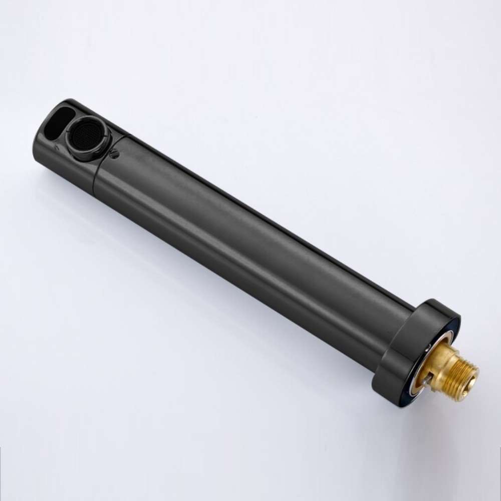 Fontana Venice Wall Mount Touchless Commercial Automatic Sensor Matte Black Faucet and Soap Dispenser