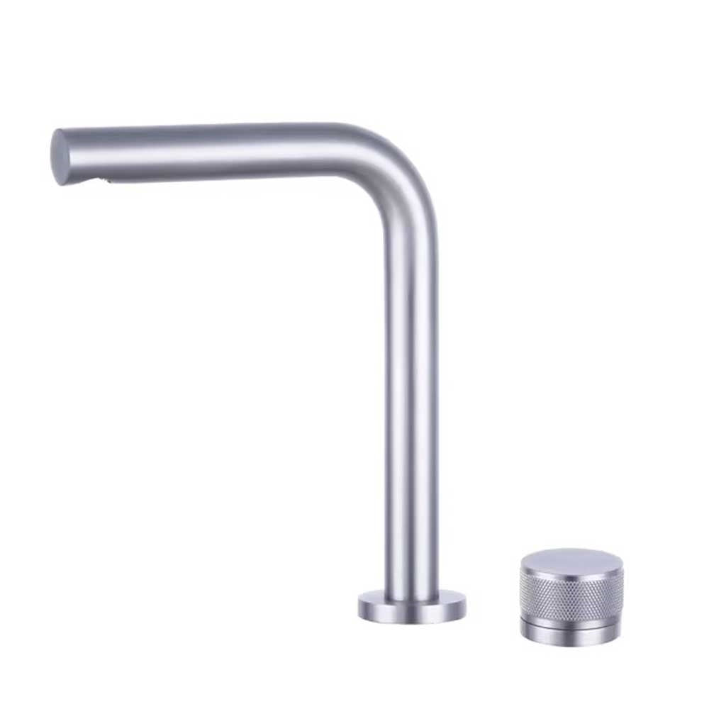 Fontana Vezelay Rotary Controlled Single Handle Deck Mounted Chrome Faucet