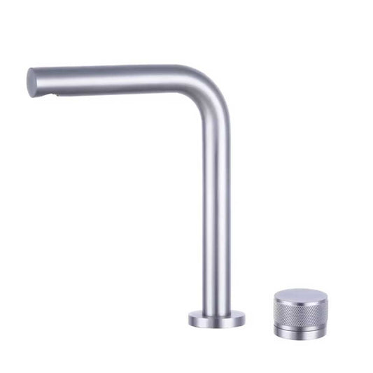 Fontana Vezelay Rotary Controlled Single Handle Deck Mounted Chrome Faucet