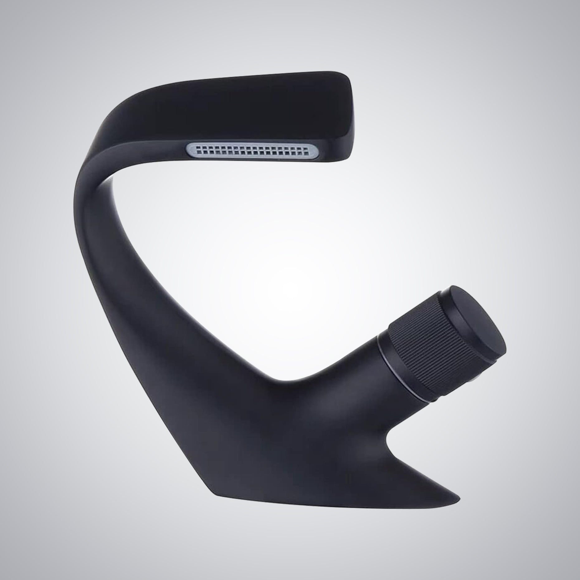 Fontana Vivo Hot And Cold Single Knurling Handle Deck Mounted Matte Black Washbasin Faucet