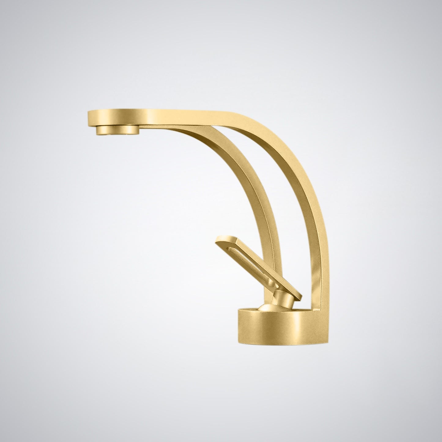 Fontana Zollino Voguish 1.5 GPM Single Handle Deck Mounted Brushed Gold Sink Faucet