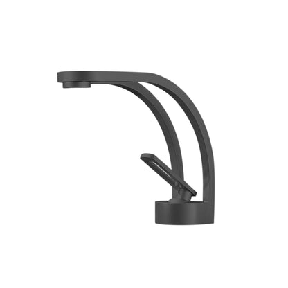 Fontana Zollino Voguish 1.5 GPM Single Handle Deck Mounted Matte Black Sink Faucet