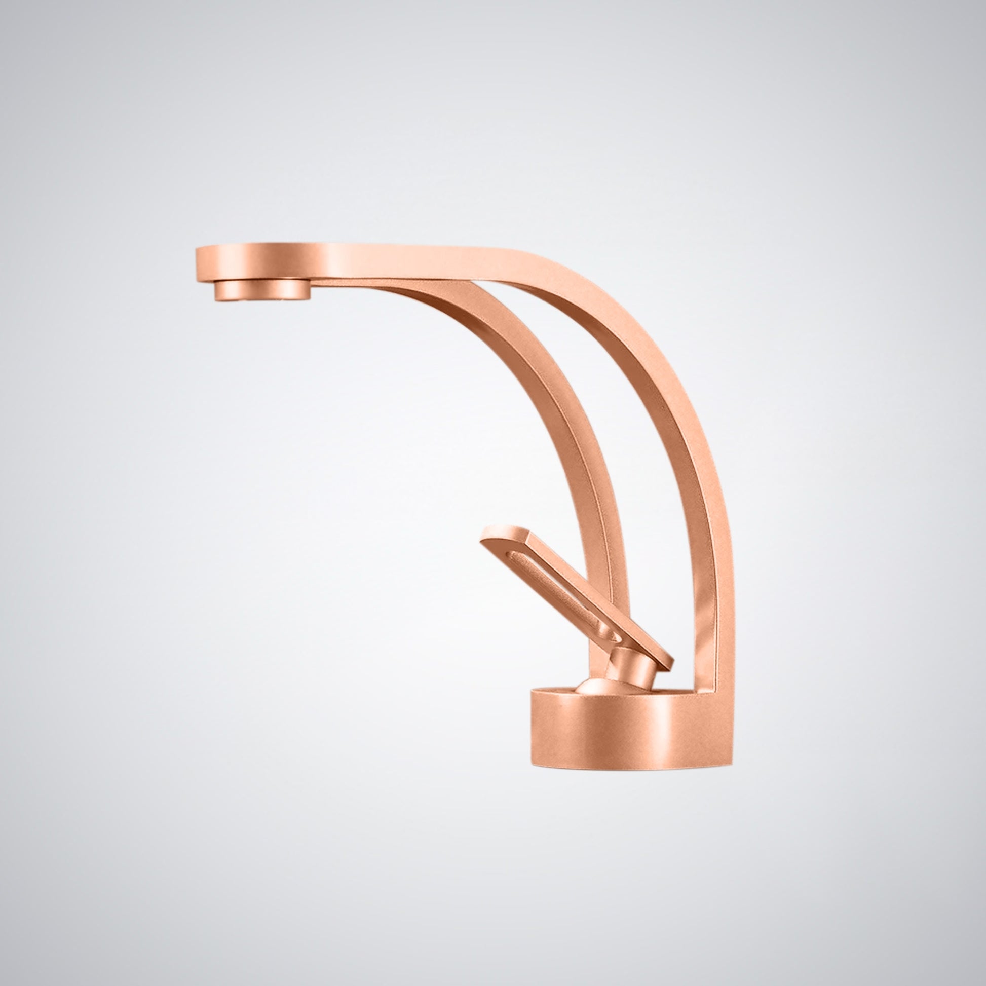 Fontana Zollino Voguish 1.5 GPM Single Handle Deck Mounted Rose Gold Sink Faucet